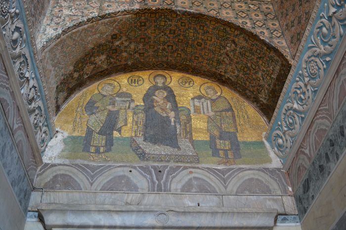 Separated front the mass of oxen and goes off